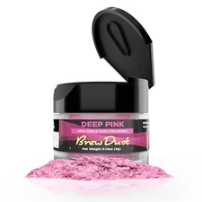 Deep Pink Brew Dust 4g | Metallic Shimmer for Garnishes & Drinks 100% Edible