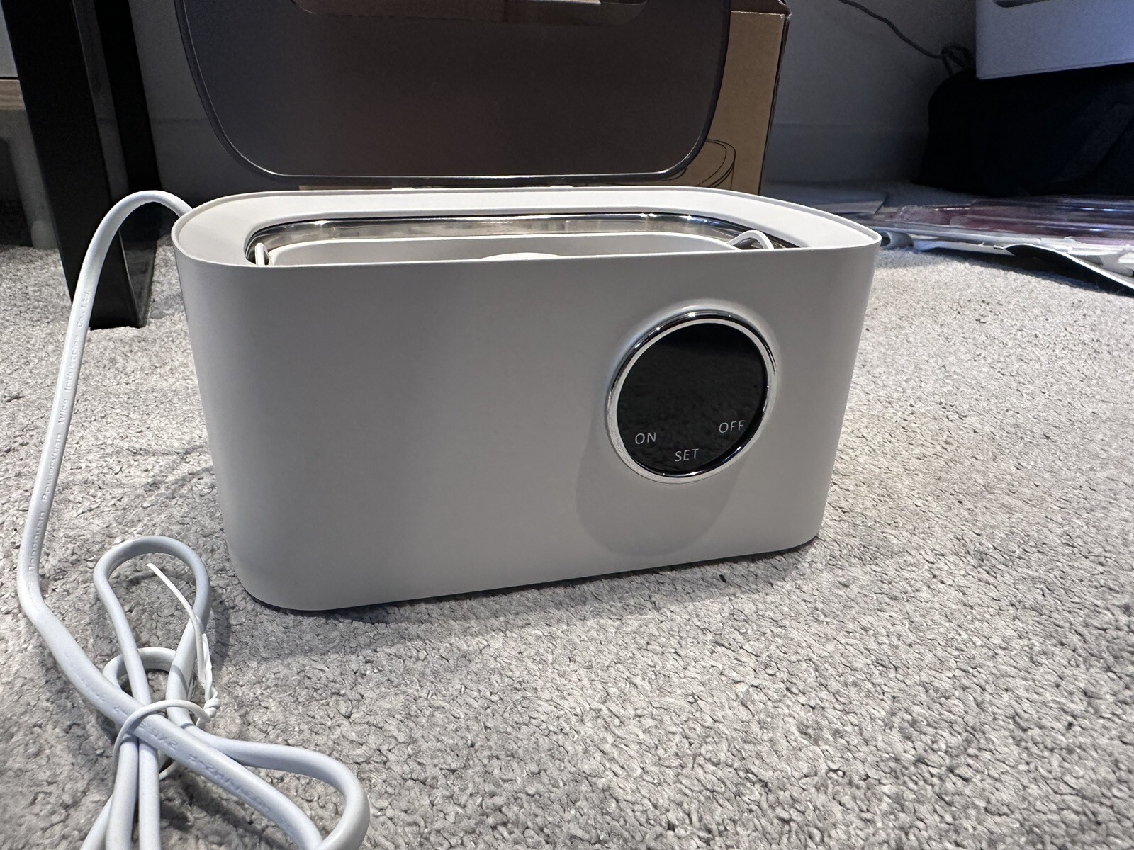 Ultrasonic Jewellery Cleaner Vibration Cleaner For Necklace Ring Watch