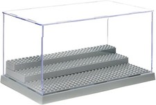 Display Case for Action Figures Blocks, Dustproof Acrylic Display Box Storage