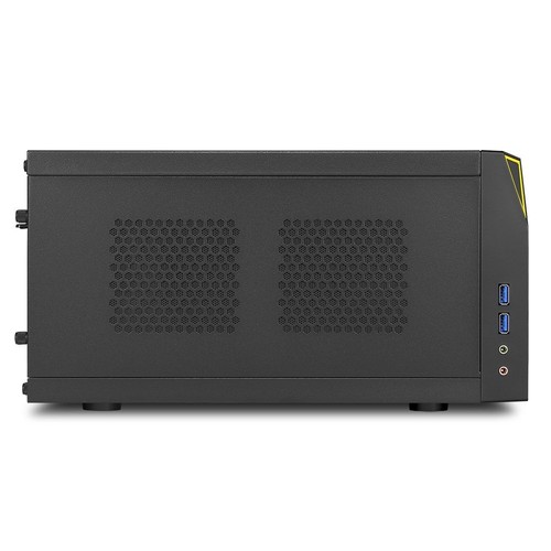Shark Zone C10 PC-Gehäuse Mini-ITX 1x 525 extern 1x 25 Zoll/35 Zoll intern 2x... - Afbeelding 5 van 9