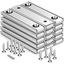 Neodymium Bar Magnets with Countersunk Hole, 80 Lbs Rectangular Pot Magnets ...