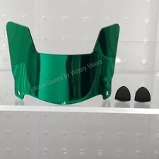 Dark Green Mini Football Helmet Visor Eye Shield w/ UA Clips.