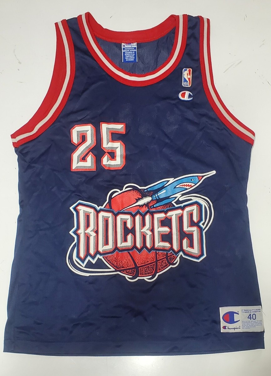 ROCKETS 25番 ユニフォーム Champion サイズ40 Robert Horry #25 Houston Rockets Champion Size 40 Jersey
