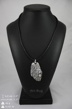 Briard silver covered necklace, high quality keychain Art Dog 2nd kind