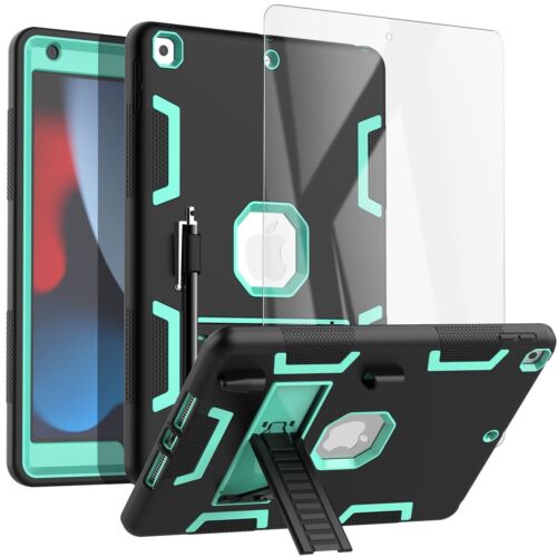 Für iPad 9. 8. 7. Generation 10.2 Hülle Stoßfest Robust Cover mit Ständer - Bild 48 von 52