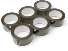 72 Rolls Premium Brown Carton Box Sealing Packing Tape 2 Mil Thick 2"x110 yard