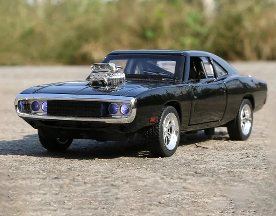 DODGE CHARGER R/T 1970 scala 1/32 Fast & Furious Dom's car Dominic Toretto - Immagine 4 di 4