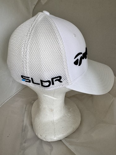 Adidas Taylormade Sombrero Golf Béisbol Nuevo Gorra Blanca Calce Flexible SLDR Tour Preferido - Imagen 4 de 5