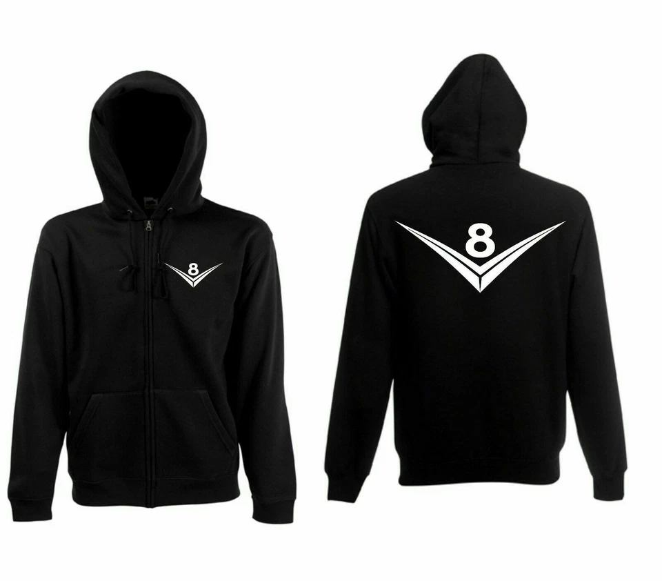 Hooded Jacket V8 US Car Truck Big Block Pick-Up Classic Car Hot Rod #2 - Image 3 of 3