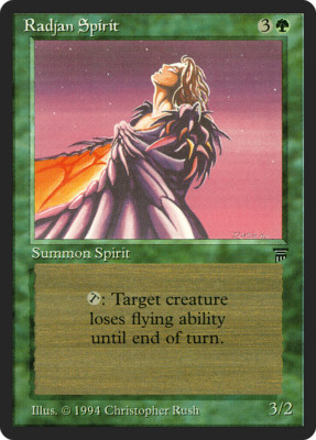 Radjan Spirit X (4) Legends Excellent/Near Mint 4RCards