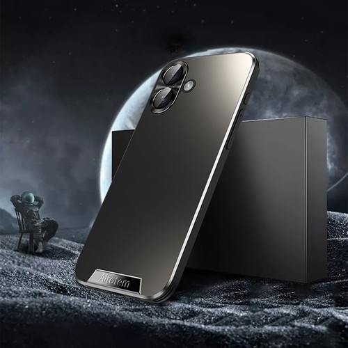 For iPhone 14 15 16 Pro Max 13 12 11Hard PC Case Slim Matte Lens Metallic Luster - 第 9/14 張圖片