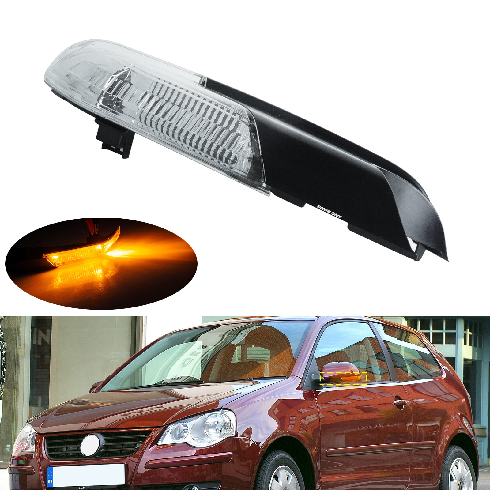 Links Blinkleuchte AußEnspiegel Blinker FüR Vw Polo (9N) Skoda Octavia 2 (1Z)-image