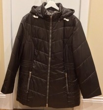 Gerry Weber Ladies Quilted Jacket With Removable Hood Size 20