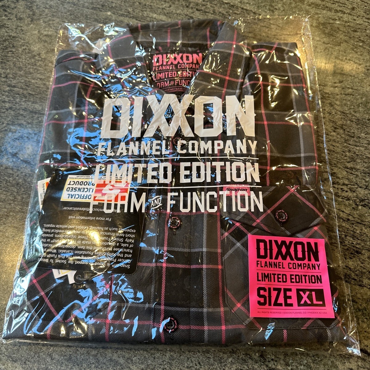 Snap-On dixxon flannel company limited edition with pink accents