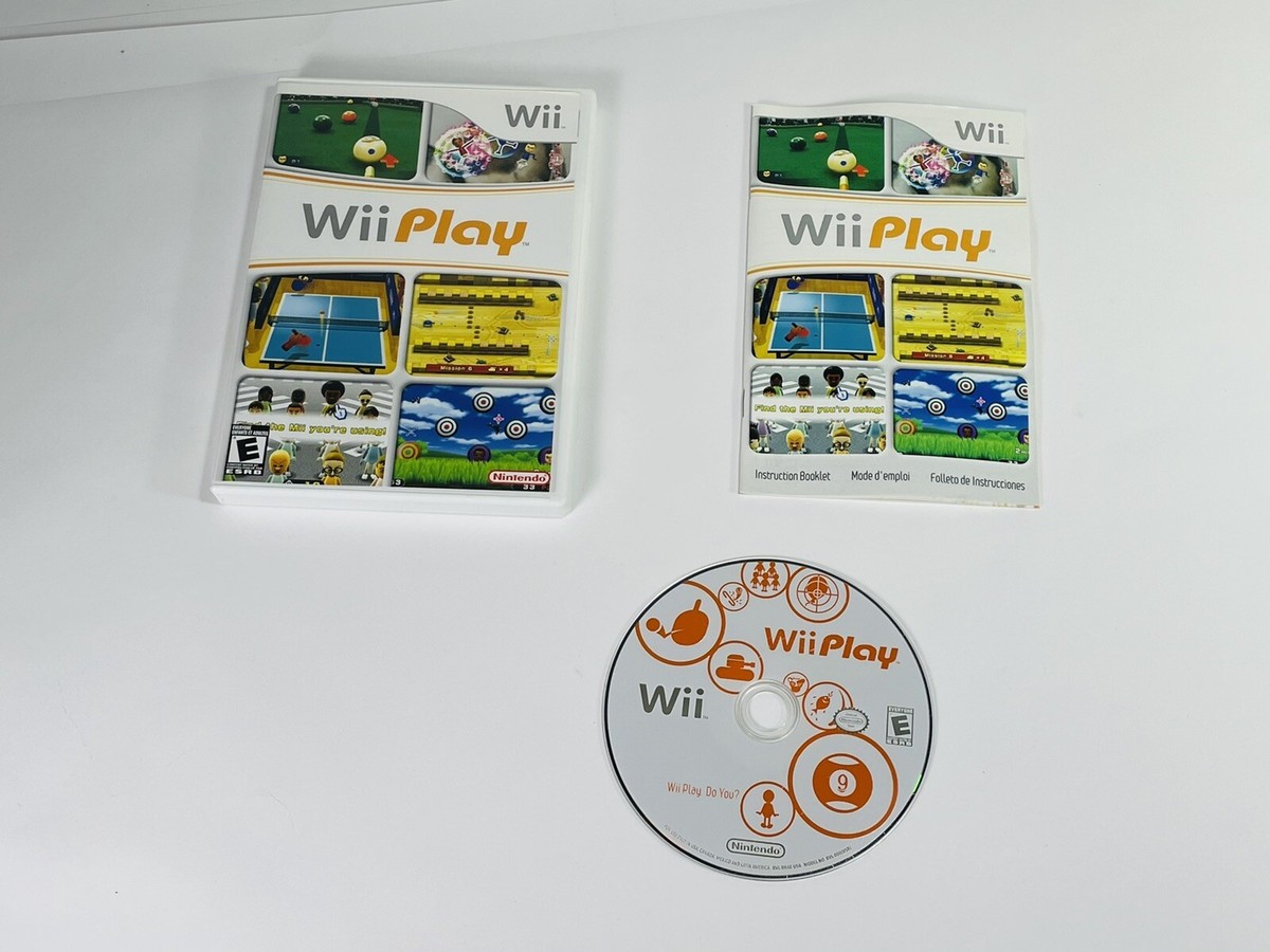 Genuine Nintendo Wii Play 9 Games in 1 Guaranteed to play perfect