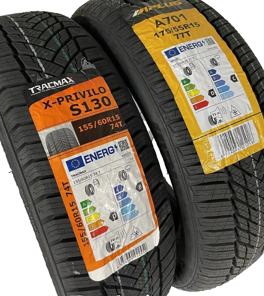 Winterreifen smart fortwo 451  155/60 175/55 R15 vier Stück FABRIKNEU