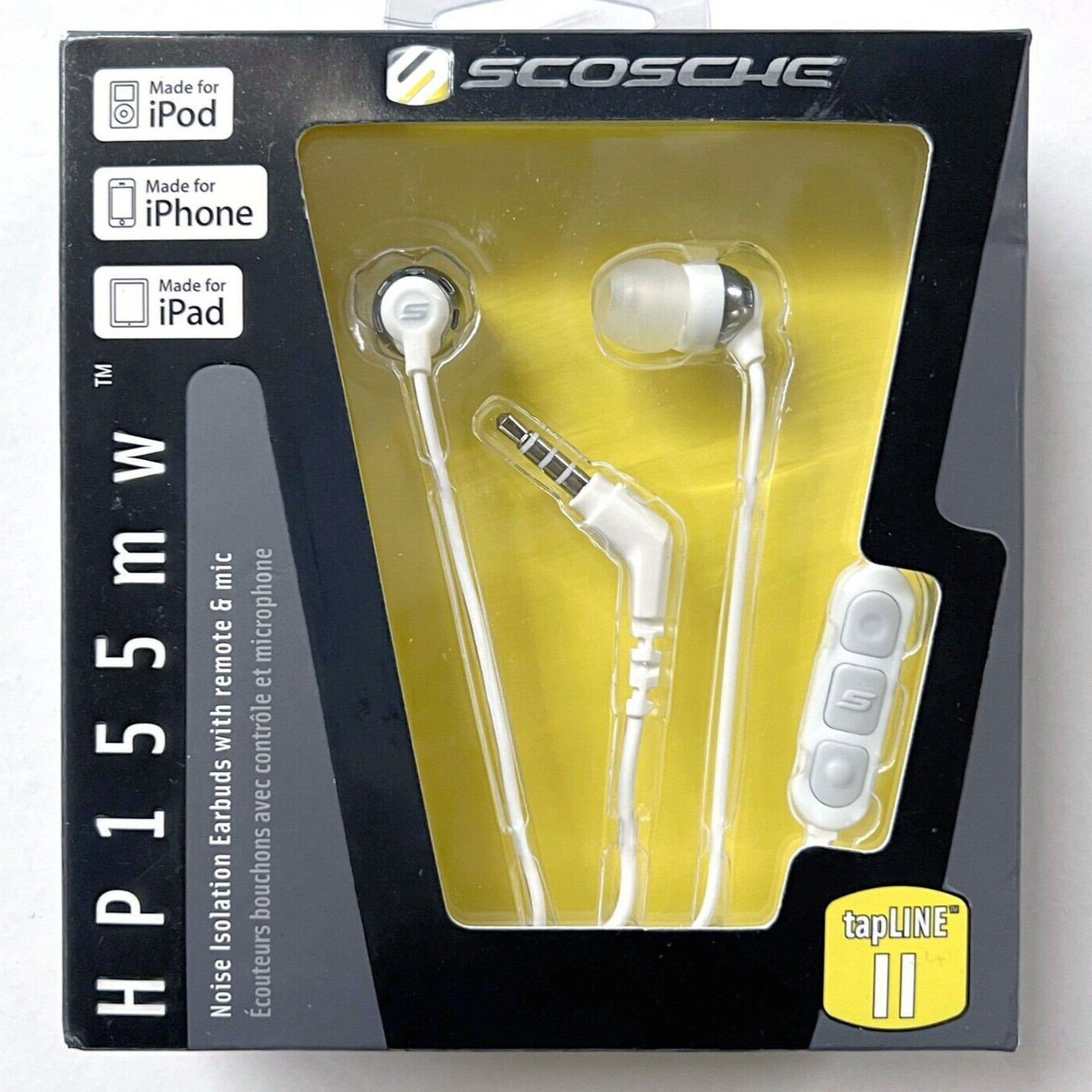 Scosche Premium Earbud In-The-Ear Stereo Headset w/Mic for i