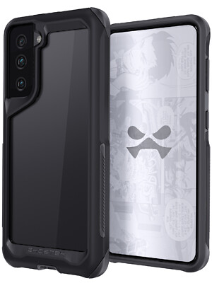 Ghostek ATOMIC slim Clear Metal Case Designed for Samsung Galaxy S21 S21+ Plus