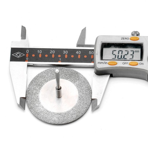 10 Stck. 16-60 mm Diamant Schneidrad rotierende Klinge beschichtet Trennscheibe Schaft 1/8" - Bild 97 von 116