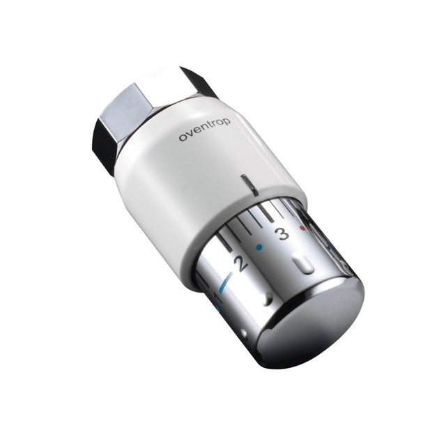 Oventrop Uni SH 7-28°C Flussig-Fuhler Thermostat - Wei?/Verchromt ...