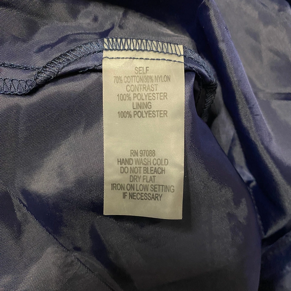 Delia Women Sleeveless Dress Sz M Navy Blue Floral Lace Short Sleeve Knee Length - Image 4 of 4