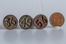 1 Original Schwellennagel / Gleisnagel, Eisenbahn, vorhandene Nr. von 36-89