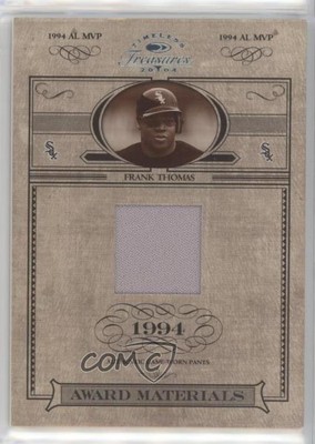 2004 Donruss Timeless Treasures Award Materials /94 Frank Thomas #AW-27 HOF