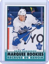 2020-21 O-Pee-Chee Marquee Rookies Retro Egor Korshkov #516 Rookie RC Toronto