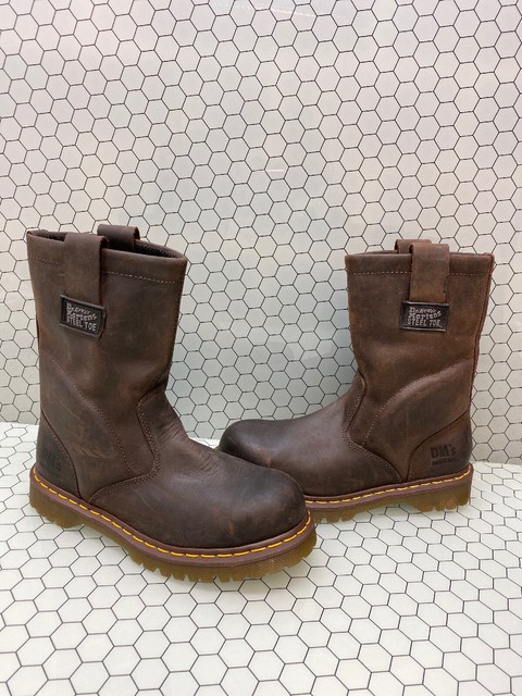 womens steel toe pull on boots
