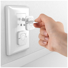 4Our Kiddies Baby-Proof Outlet Covers 60 Pack - Child Safety Electric Plug Prot
