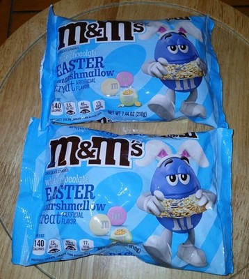 M & M's ~ Marshmallow Treat Chocolate Candy 2-Bags 7.44 Oz. ~ Expires 09/26