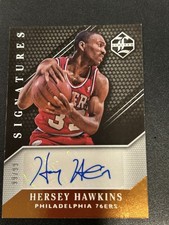 2015-16 Panini Limited - Limited Signatures Hersey Hawkins #LS-HH  99/99