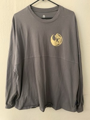 Disney Parks Star Wars Galaxy's Edge Spirit Jersey Size XL Gray New With tags
