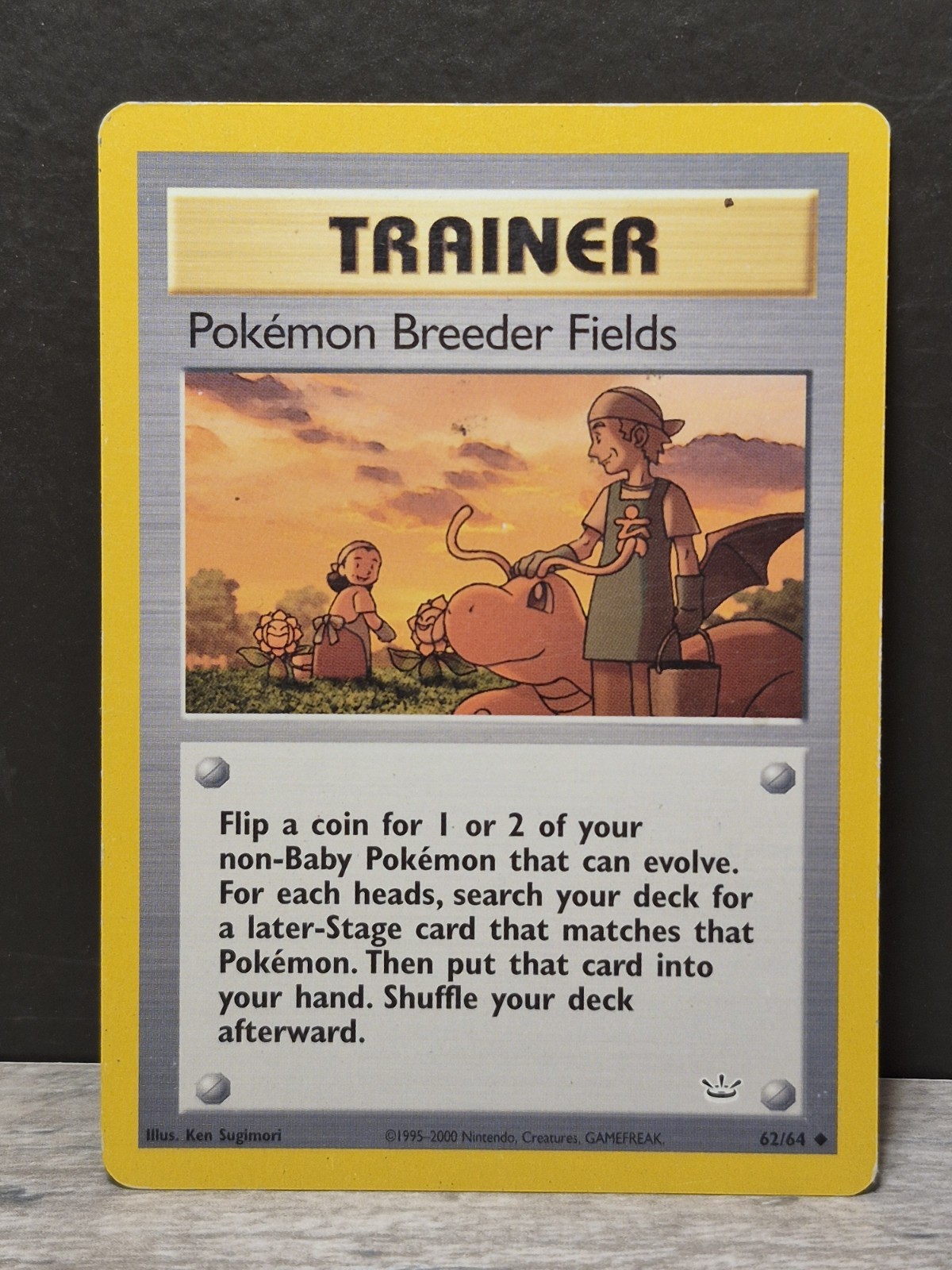 Pokemon Breeder Fields 62/64 Uncommon Neo Revelation Pokemon