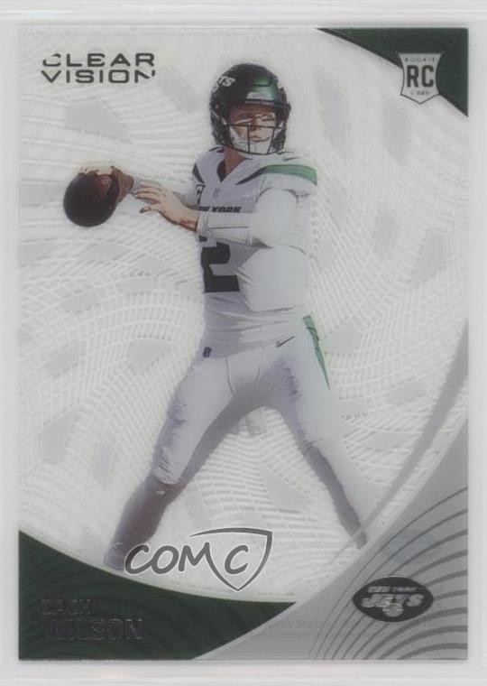 2021 Panini Chronicles Clear Vision Rookies Zach Wilson #CVR-2 RC 06xp