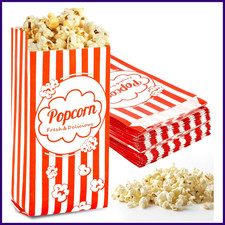 100PCS 1oz Popcorn Bags Small Disposable Paper Bags Movie Night Party Supplies
