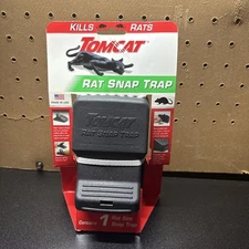 Tomcat Rat Snap Trap, Reusable, Effective Rodent Control for Home & Farm