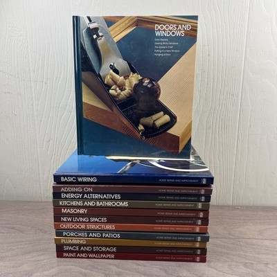 Time Life Home Repair And Improvement - Lot Of 12 Hardcover Books DIY