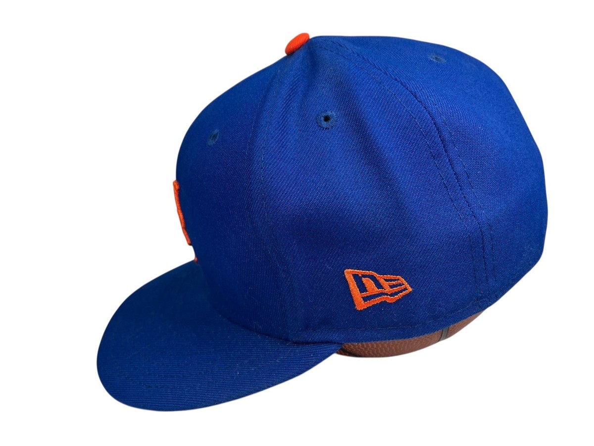 NEW YORK METS New Era Blue/Orange 59FIFTY MLB BASEBALL HAT Fitted