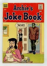 Archie's Joke Book #59 VG- 3.5 1961
