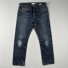The Unbranded Brand Jeans Men’s 29x27 Blue 14.5oz Selvedge Denim Tapered UB201