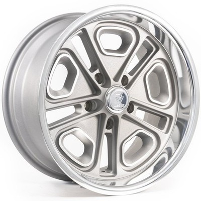 18x8 Resto R102 Del Ray Texture Gunmetal Milled Diamond Cut Lip Wheel 5x5 (1mm)