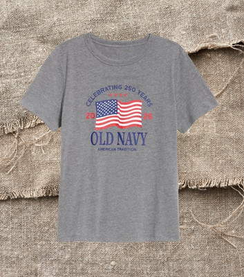 Old Navy US Flag 2026 etc 250th Anniversary T shirt