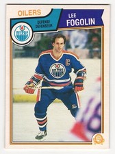 1983-84 O-Pee-Chee Lee Fogolin #26 Oilers