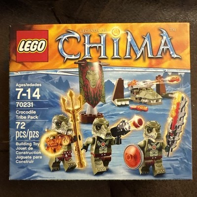 LEGO LEGENDS OF CHIMA 70231 Crocodile Tribe Pack. New. Sealed.