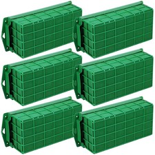6 Packs Floral Foam Cage Rectangle Flower Cage Holders with Floral Foam Flowe...