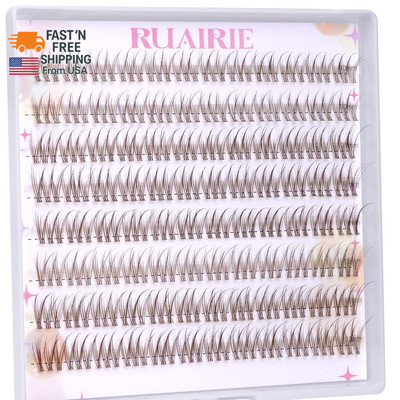 Brown Lash Clusters Natural Eyelash Clusters Eyelash Extensions 9-11MM DIY Lash 