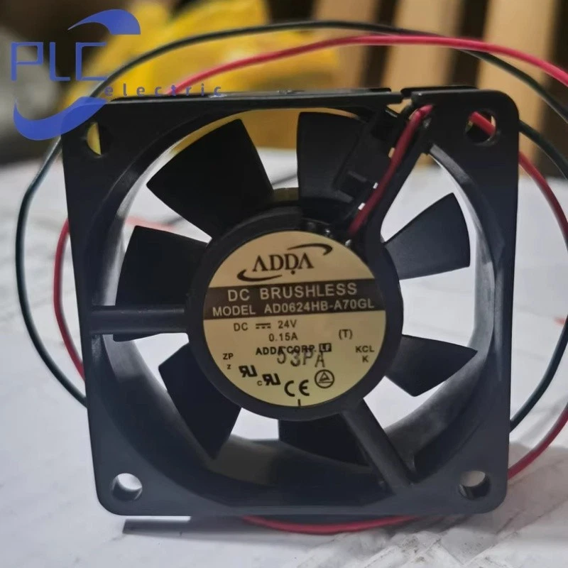ADDA AD0624HB-A70GL 24V Fan High Speed 4500RPM 60MM Ball Bearing Free Shipping - Image 2 of 4