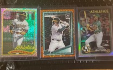 Topps Chrome 2023 - Lawrence Butler, Nick Kurtz Oakland Athletics Card Lot