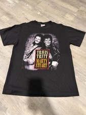Vintage 90s Travis Tritt Marty Stuart Tour Tee USA Made Hanes Large